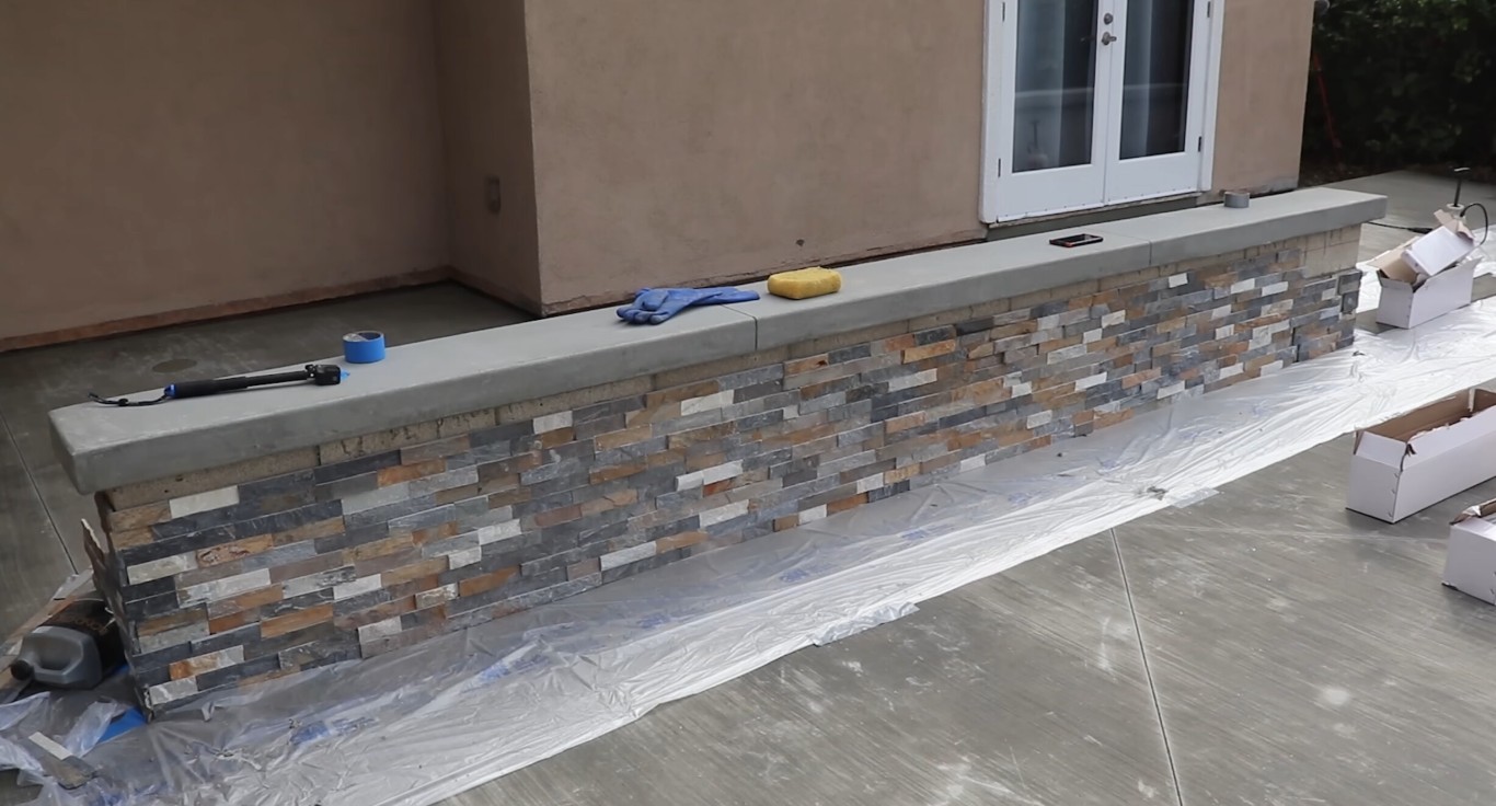 Stone veneer siding installation for homes in Carlsbad
